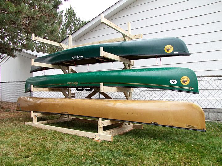 Make a kayak rack for outside.